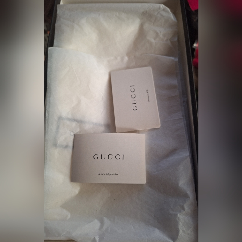 Gucci Pursuit Slide Sandals Blue Sz 10 - Picture 5 of 7
